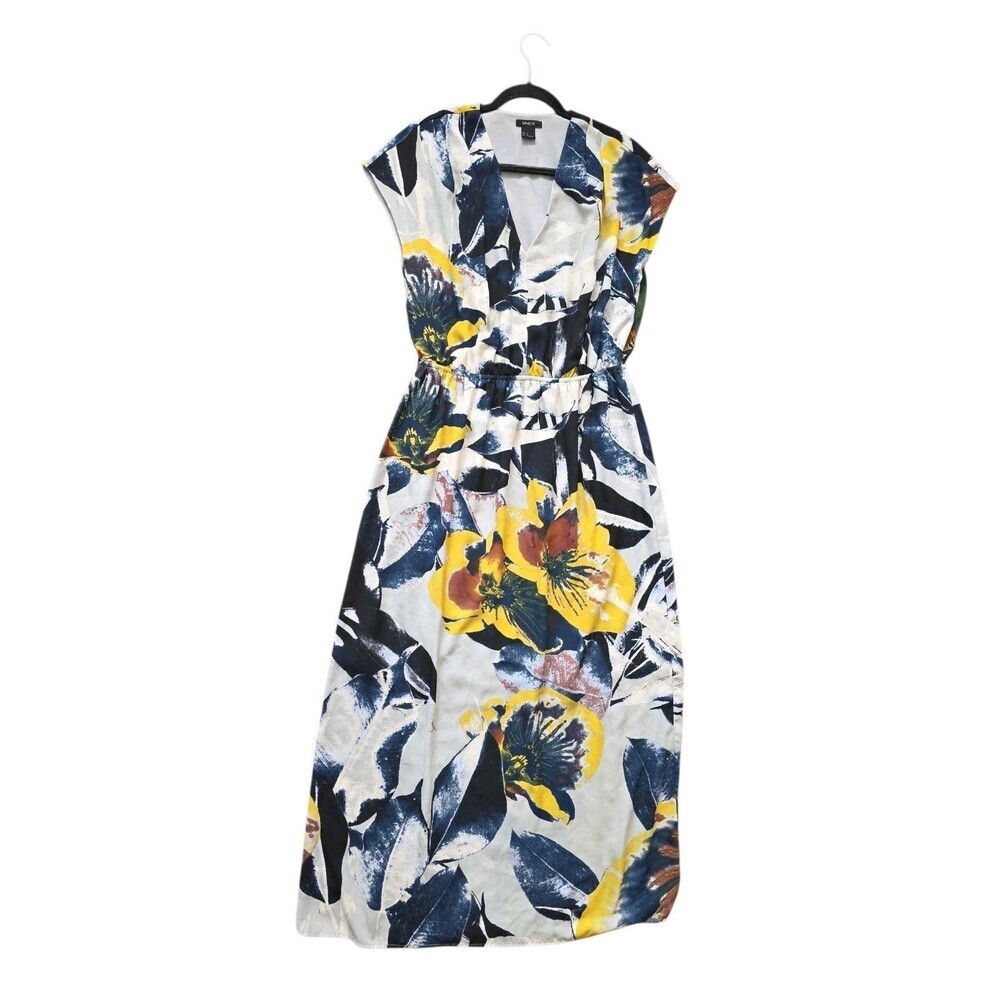 lindex dress Women's Size Medium Maxi Floral Cap Sleeve